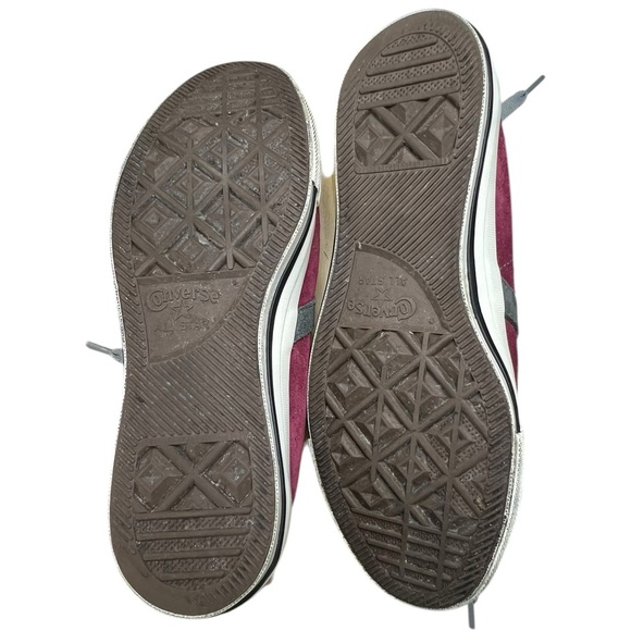 Converse Unisex One Star sneakers - Burgundy/Gray - Size -W (11.5) M (10) - Picture 2 of 8